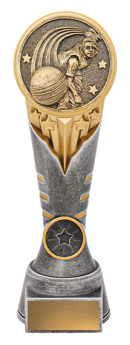 IKON Cricket Bowling Trophy - Image 4