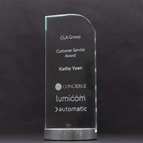 Spectra Sabre Glass Trophy