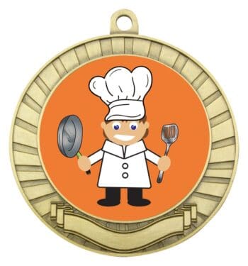 Eco Scroll Chef Medal