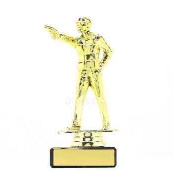 Pistol Shooting Figure Trophy