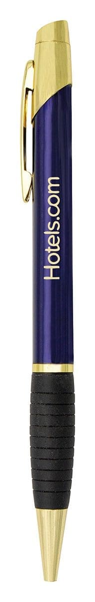 Executive Brass Barrel Pen Blue