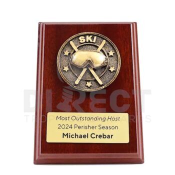 Spartan Skiing Plaque