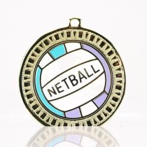 Ignition Netball Shiny Gold Medal