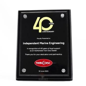 Acrylic Black Colour Plaque Award