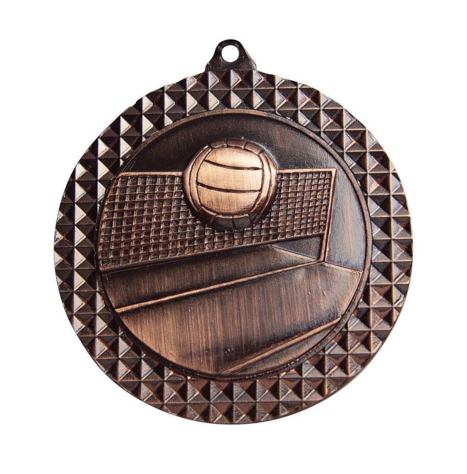 Checkered Volleyball Medal - Image 3