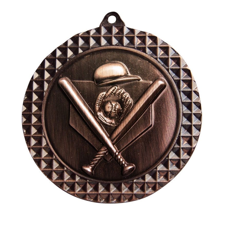 Checkered Baseball Medal - Image 3