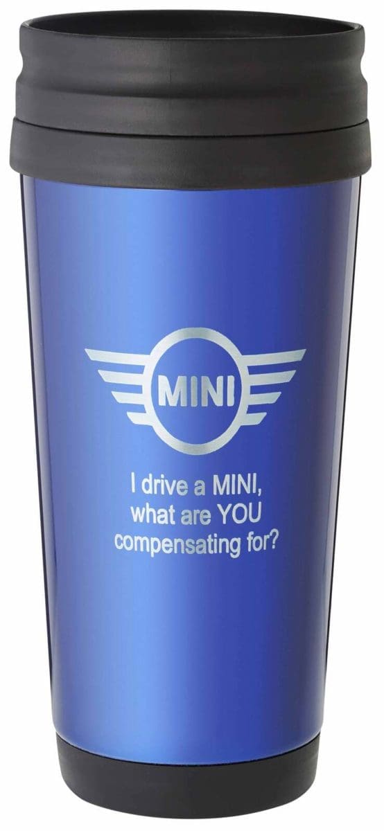 Laserable Blue Travel Mug 410ml
