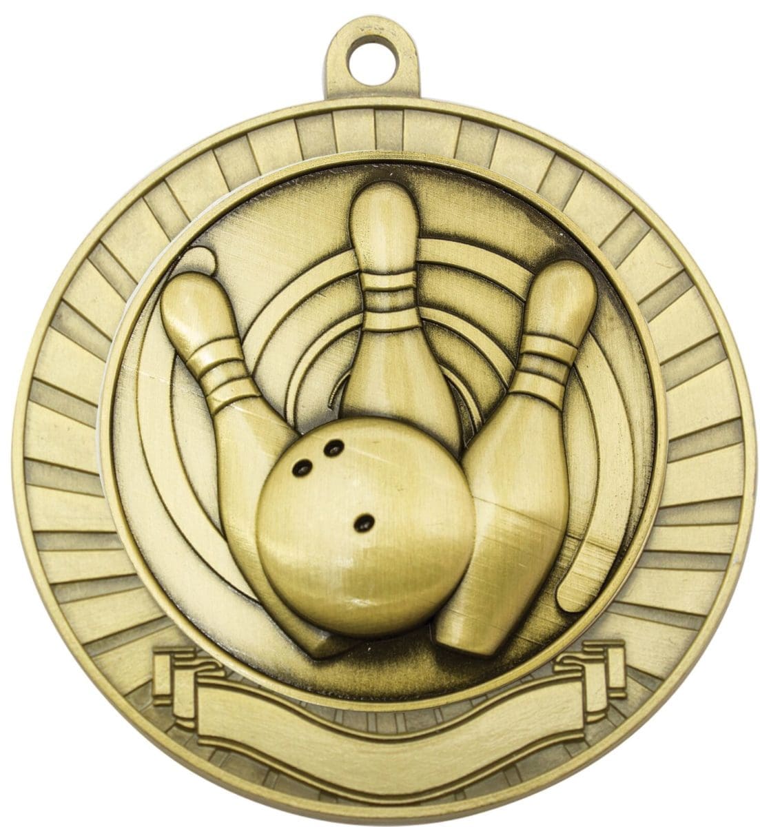 Eco Scroll Tenpin Medal