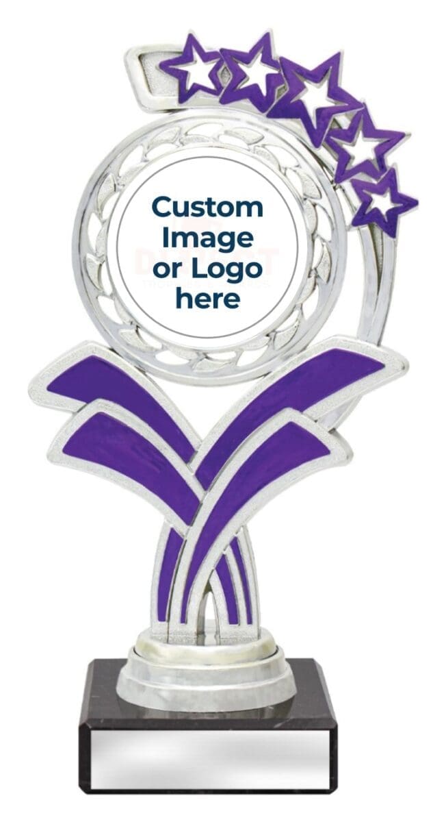 Java Silver Purple Trophy