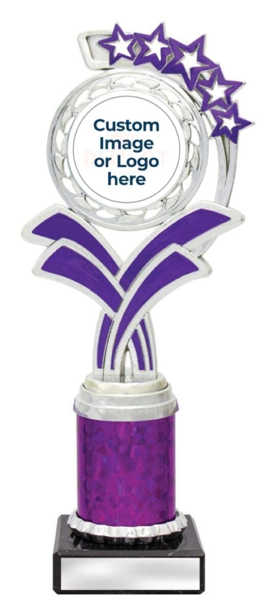 Java Silver Purple Trophy - Image 2