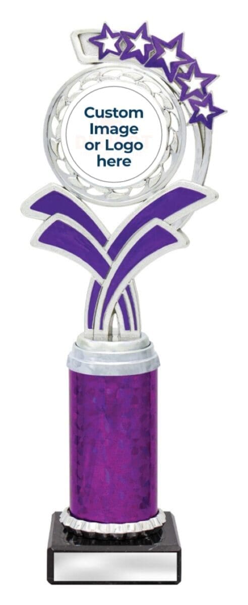 Java Silver Purple Trophy - Image 3