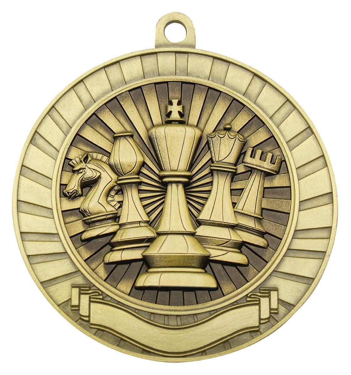 Eco Scroll Chess Medal