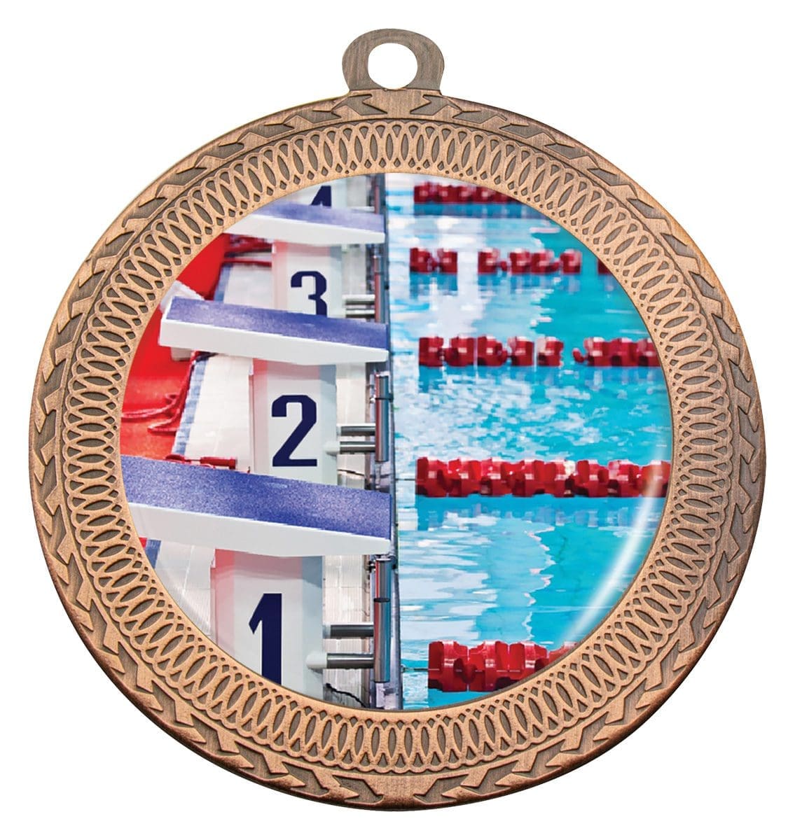 Ovation Swimming Medal - Image 3
