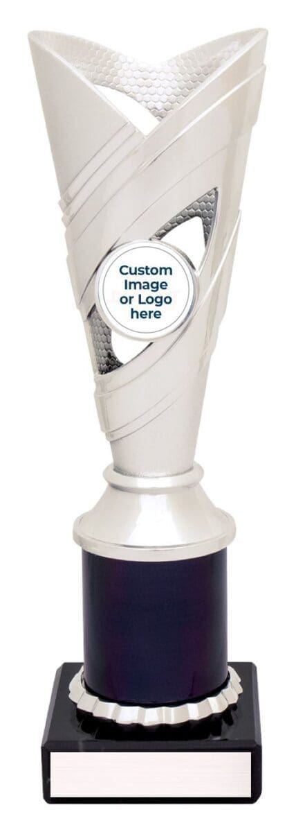 Contour Silver Black Trophy Cup - Image 3