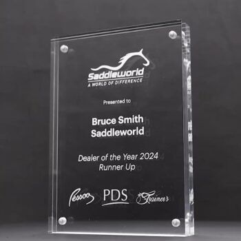 Acrylic Sabrix Block Trophy