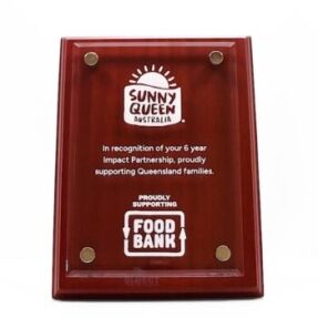 Floating Acrylic Engraved Plaque