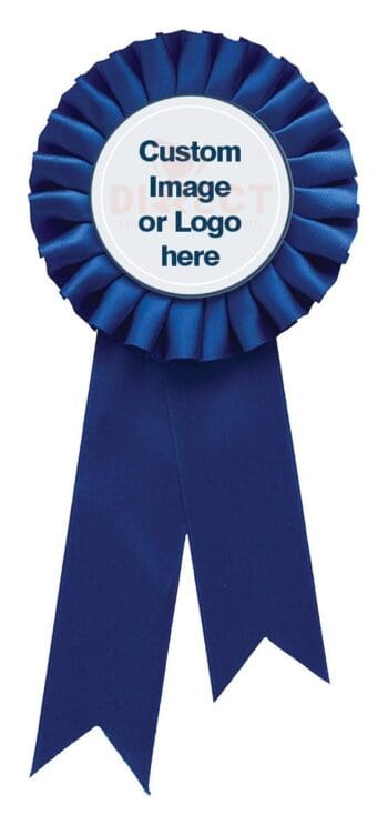Blue Rosette wClip