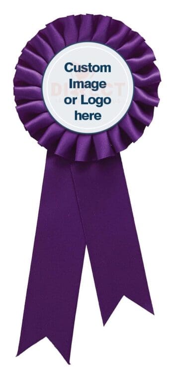 Purple Rosette wClip