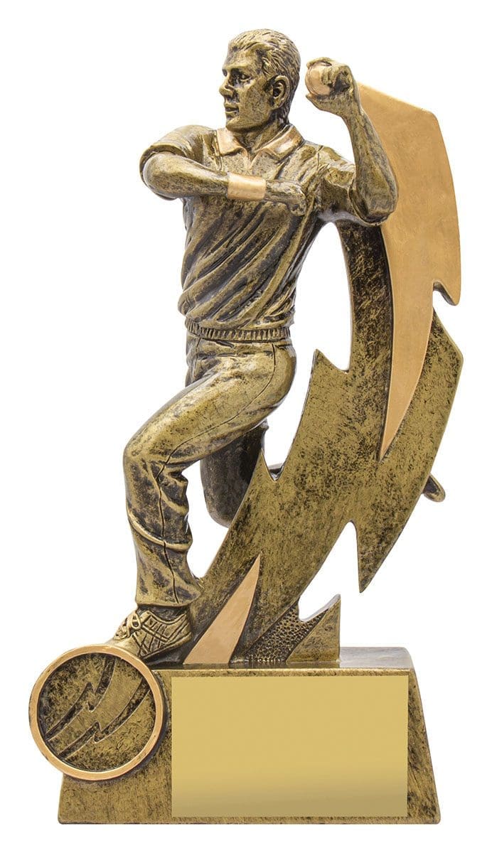 Electrify Cricket Bowler Trophy - Image 2