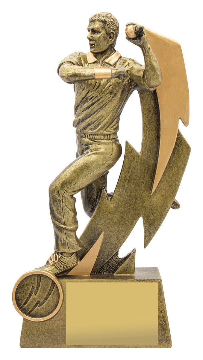 Electrify Cricket Bowler Trophy - Image 3