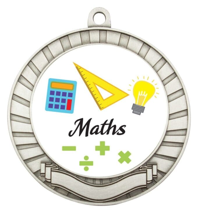 Eco Scroll Maths Medal - Image 2