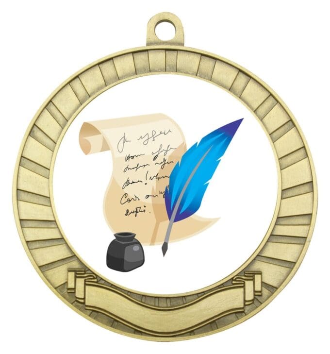 Eco Scroll Knowledge Medal