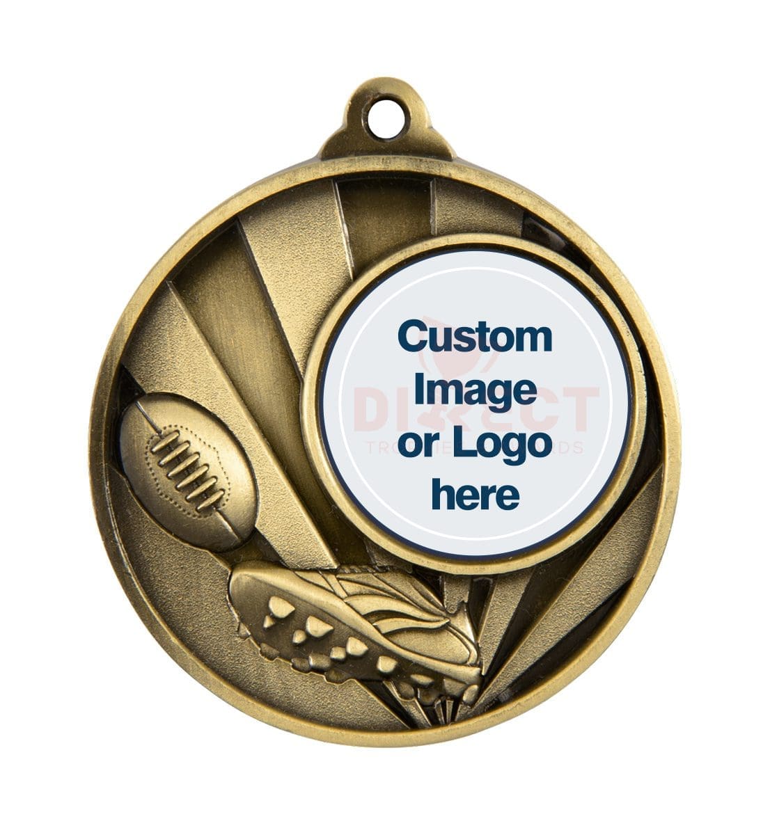 Sunrise Logo Aussie Rules Medal