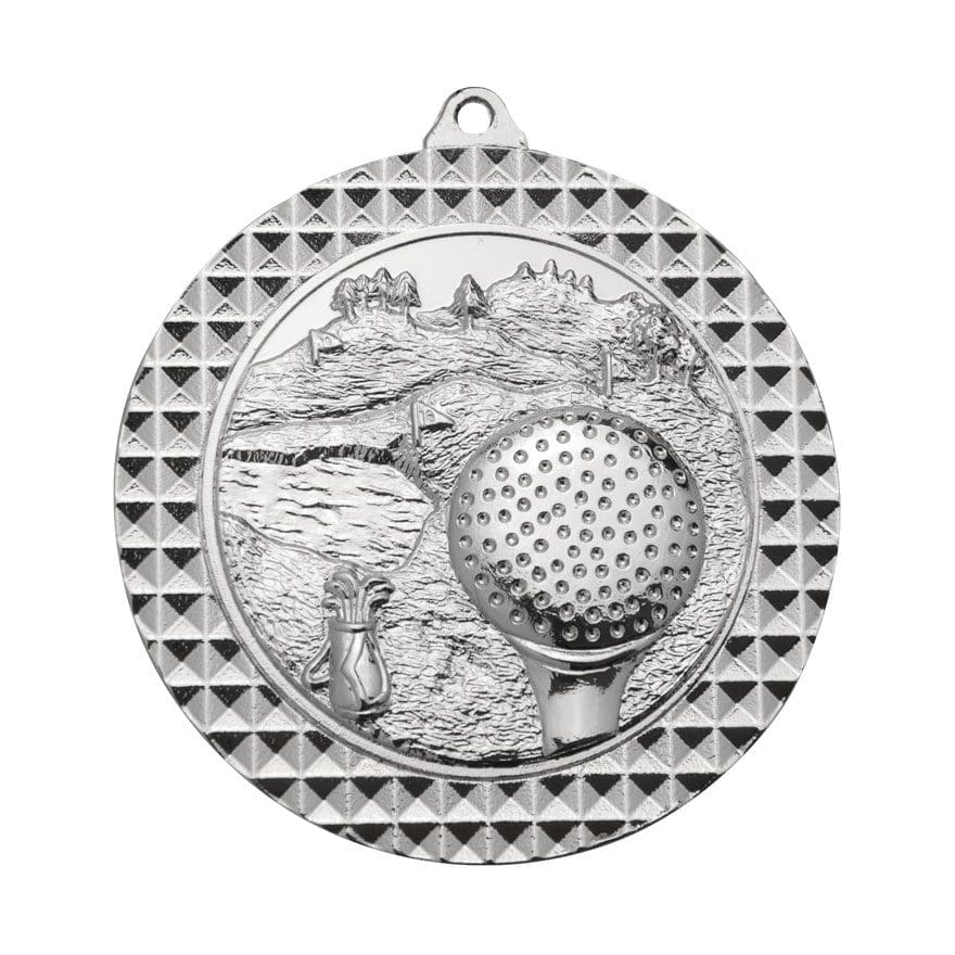 Checkered Golf Medal - Image 2
