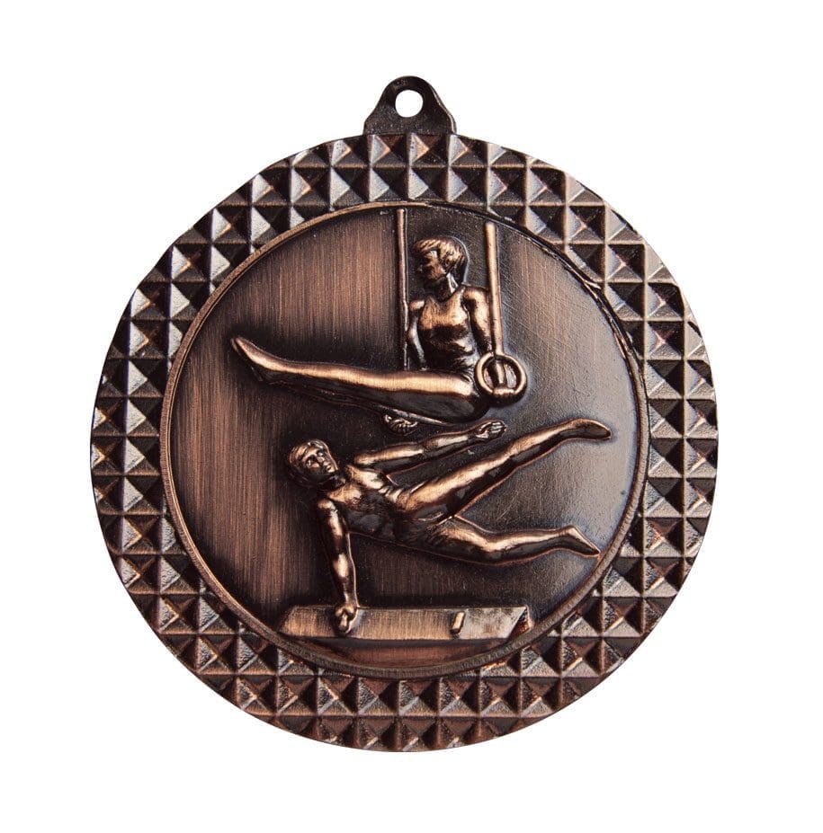 Checkered Gymnastics Male Medal - Image 3