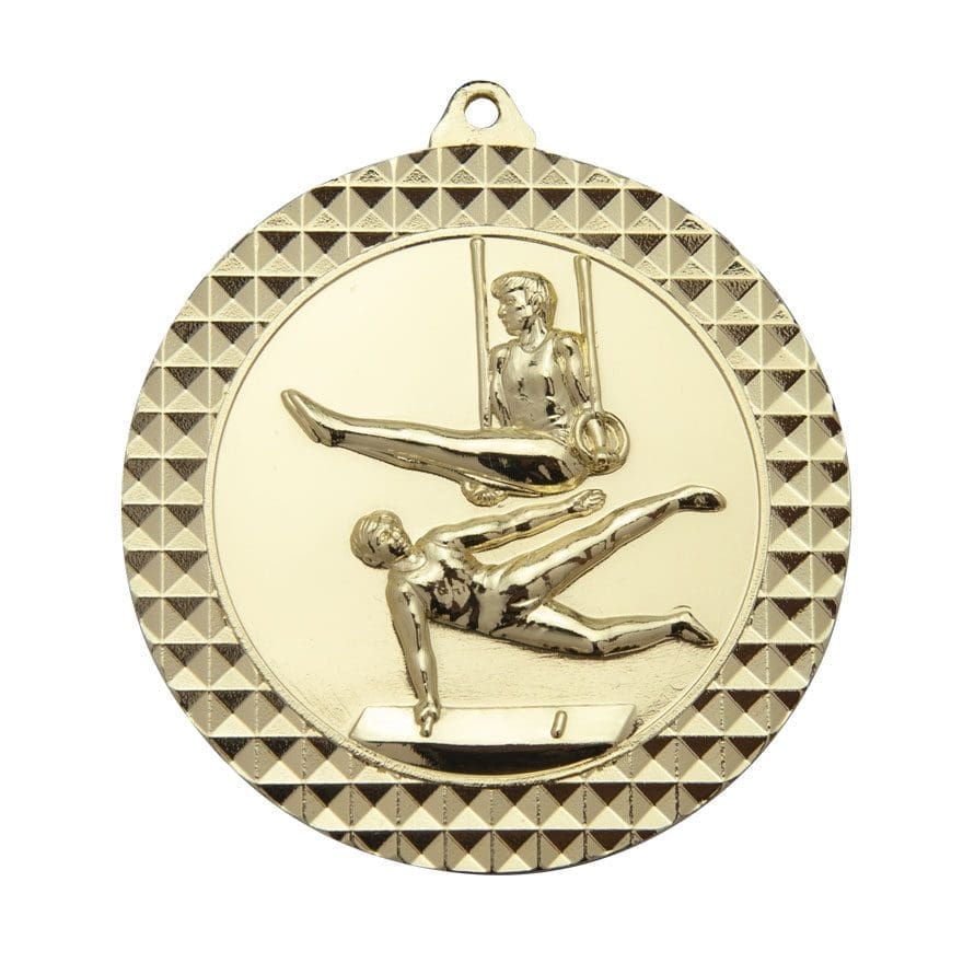 Checkered Gymnastics Male Medal