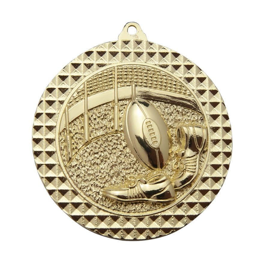 Checkered Aussie Rules Medal