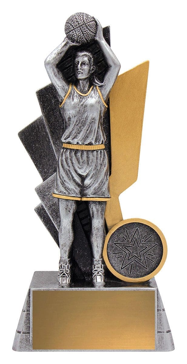 Aviator Basketball Female Trophy