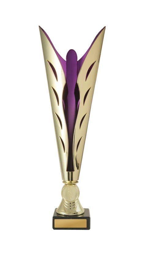 Silhouette Cup Gold Purple