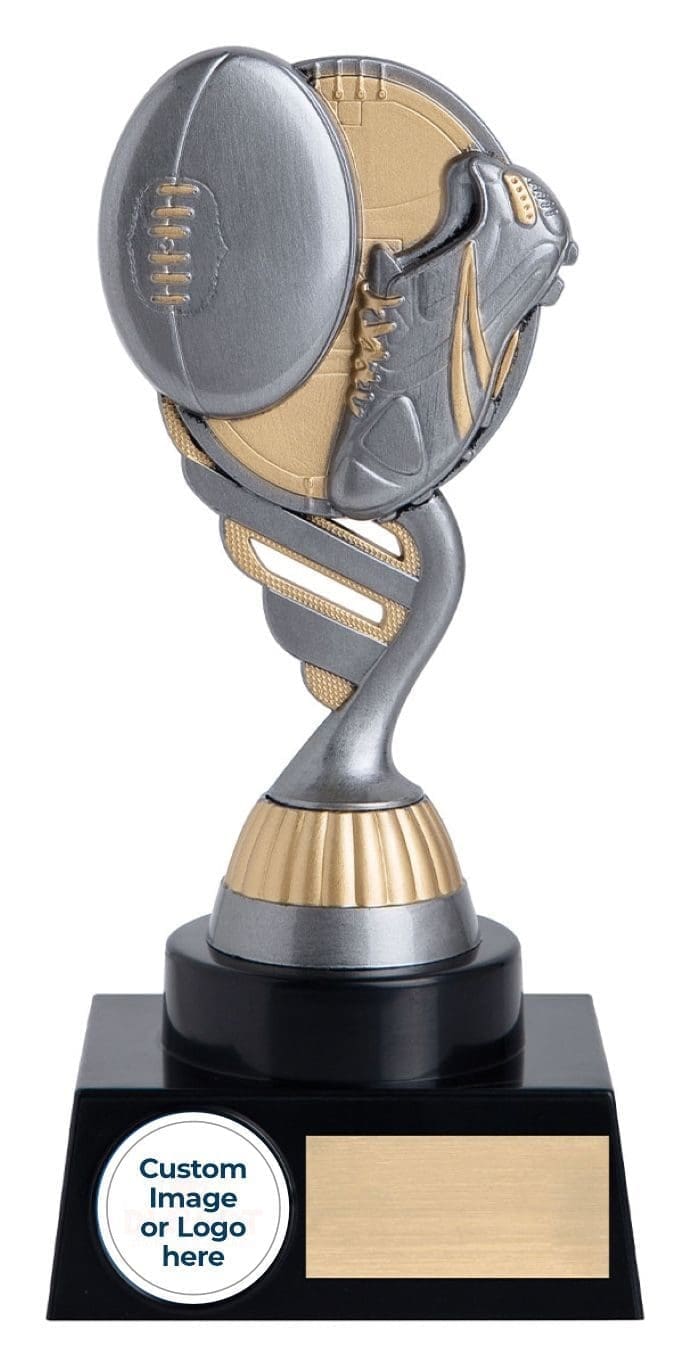 Enigma Silver Aussie Rules Trophy - Image 2