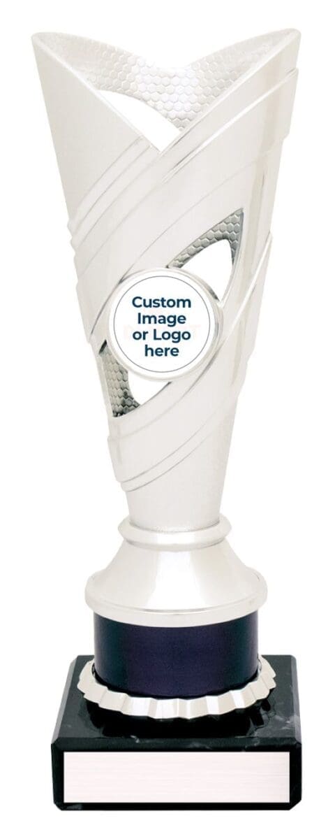Contour Silver Black Trophy Cup - Image 2