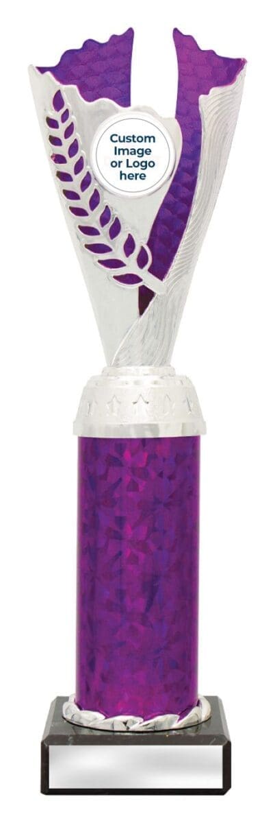 Enigma Silver Purple Trophy Cup - Image 5