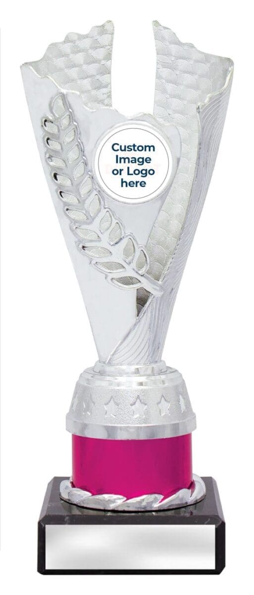 Enigma Silver Pink Trophy Cup - Image 2