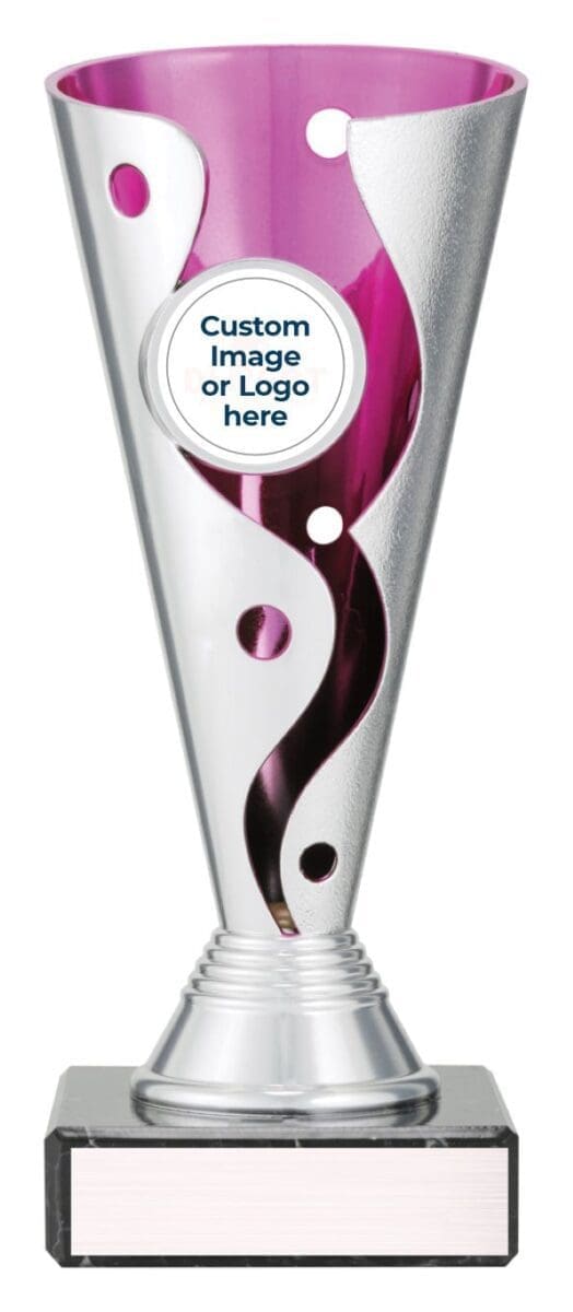 Festiva Silver Pink Cup - Image 2