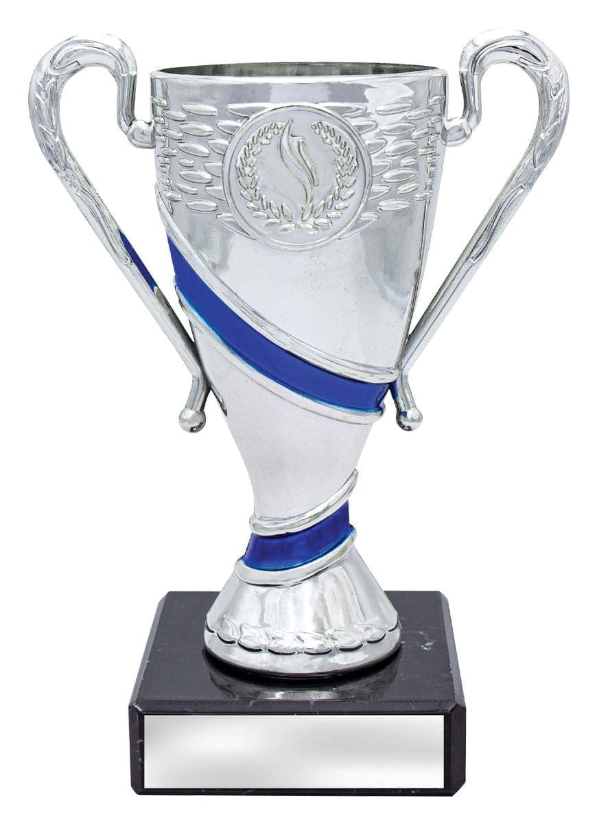 Savel Cup Trophy Silver Blue