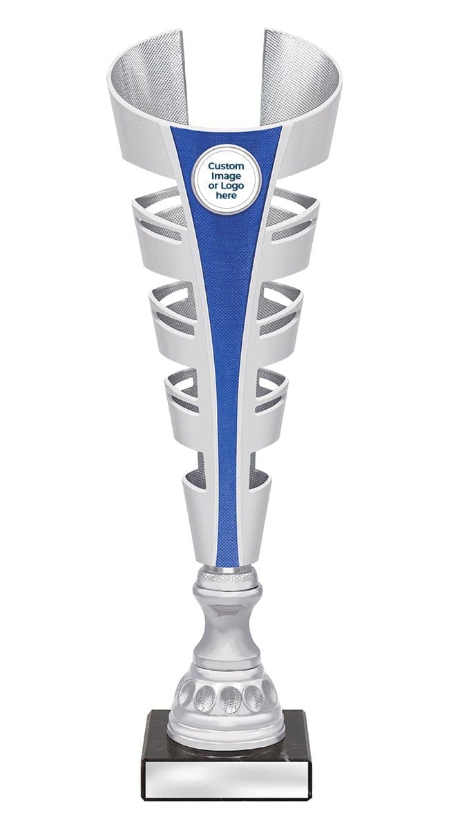 Lozenta Silver Blue Cup - Image 2