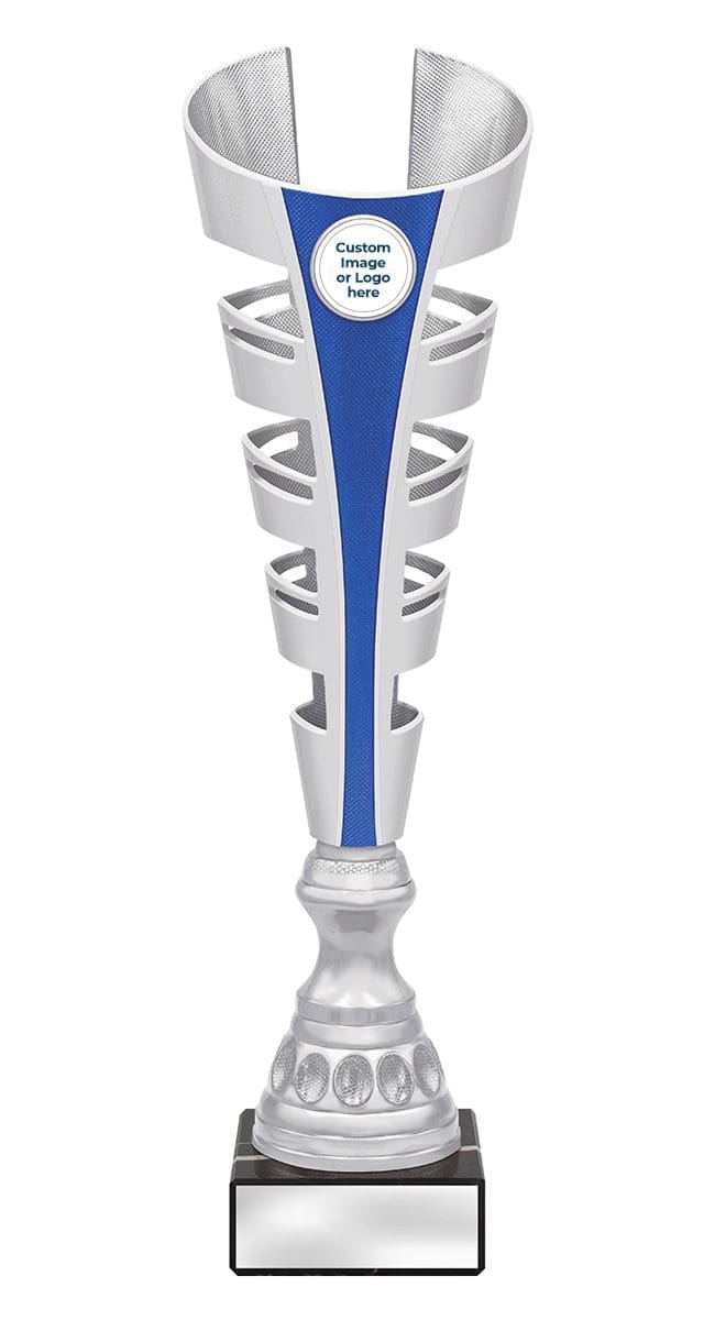 Lozenta Silver Blue Cup - Image 3