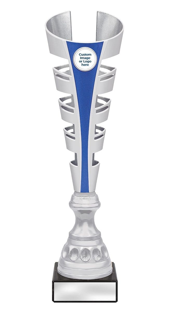 Lozenta Silver Blue Cup - Image 4
