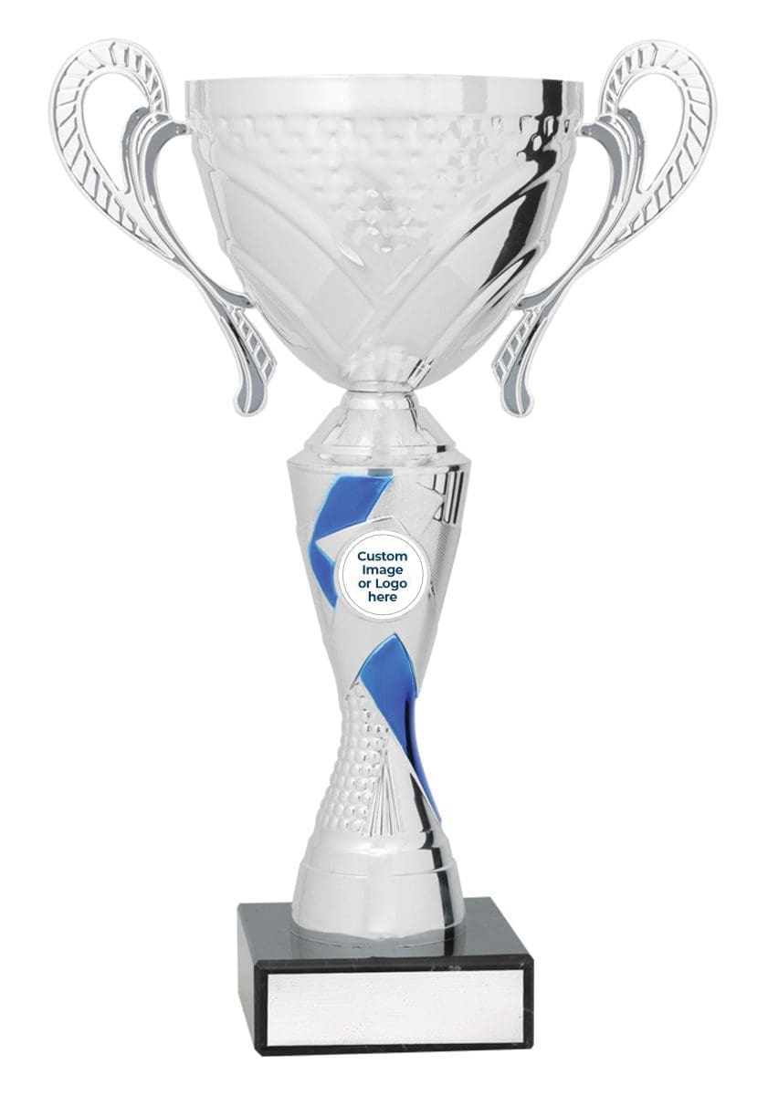 Halberd Silver Blue Cup - Image 2