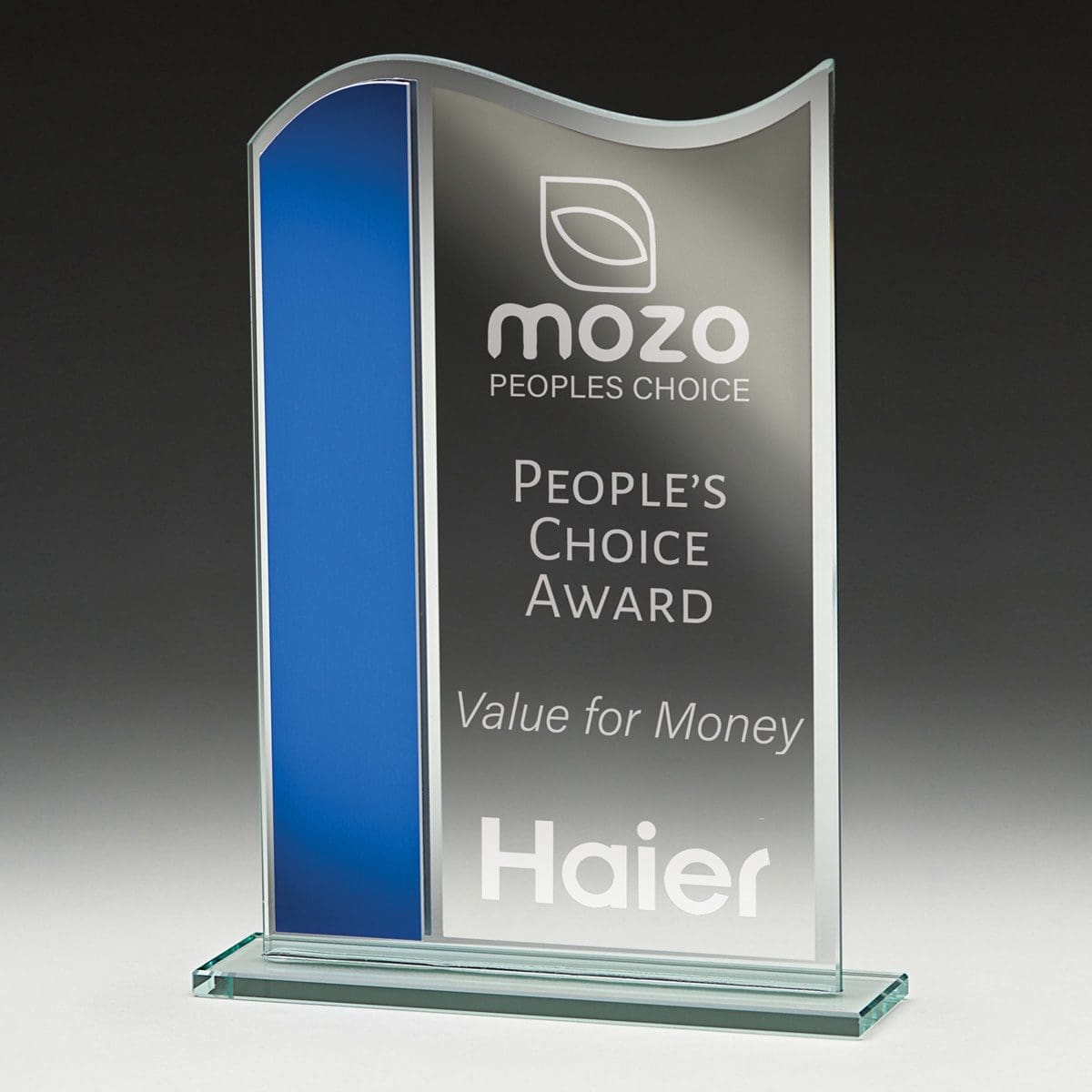 Galeberg Blue Glass Trophy